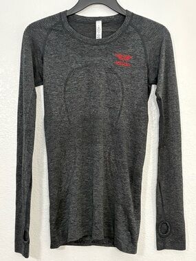 Lululemon Swiftly Tech Long Sleeve Top US Squash The Olympic Club Logo